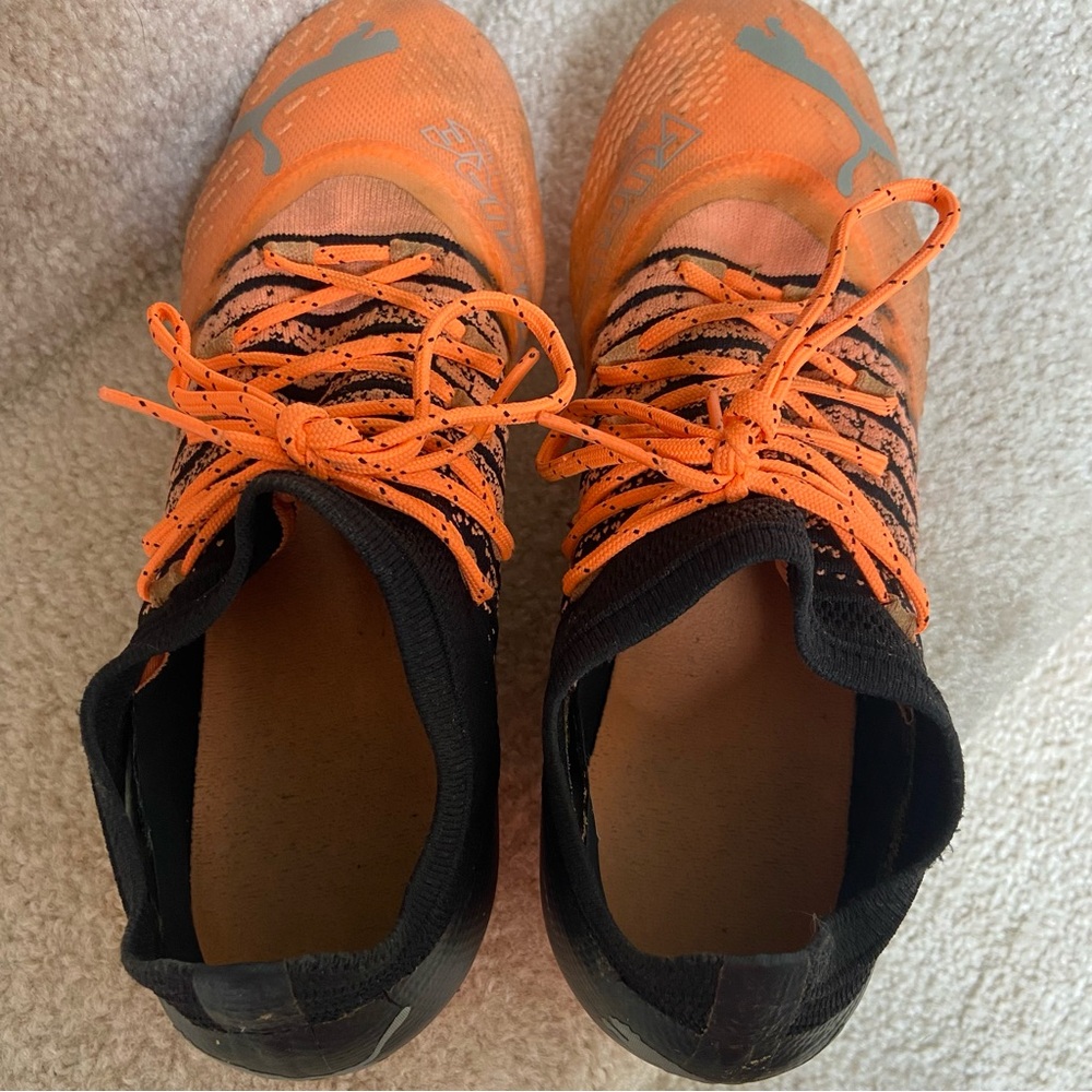 Puma Future Fuzionfit Pro 1 ACZ Evoknit Soccer Cleats Orange Black Men’s 10 - Picture 9 of 10